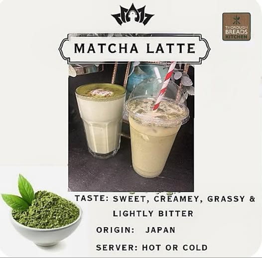 thoroughbreads's tweet image. Matcha mood? We’ve got you covered.
Whether you’re cooling down with an iced matcha latte or cozying up with a warm one, our handcrafted blend of premium matcha and velvety milk hits the spot every time.
Earthy. Smooth. Energizing. Exactly what your day needs.