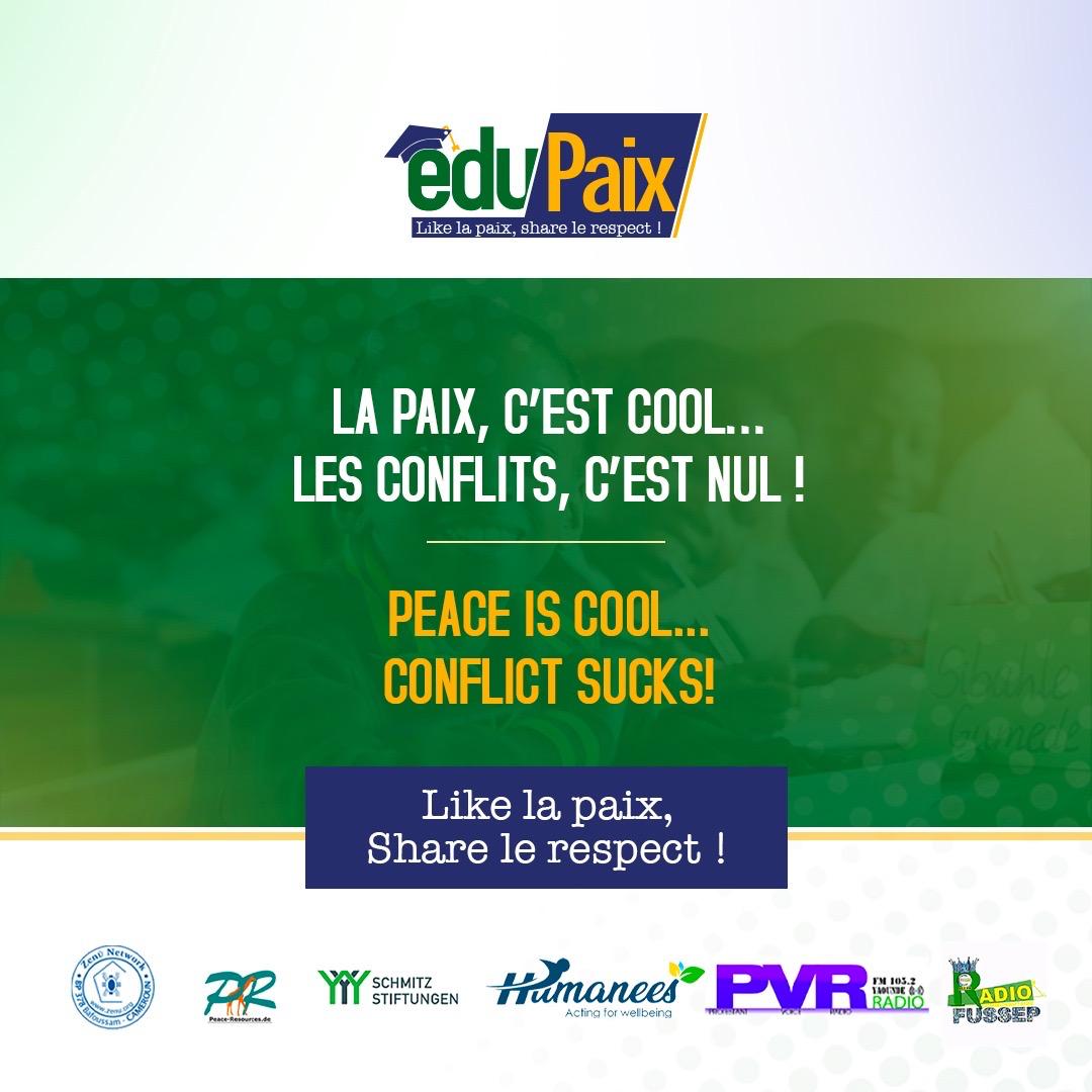 zenunetwork's tweet photo. ☮️ "Peace is cool... conflict sucks!"
💡 Why it matters? • Teach coexistence from school age • Celebrate diversity as strength • Fight violence with humor and creativity
👉 #LikePeace #ShareRespect https://t.co/RJSXc3pejE