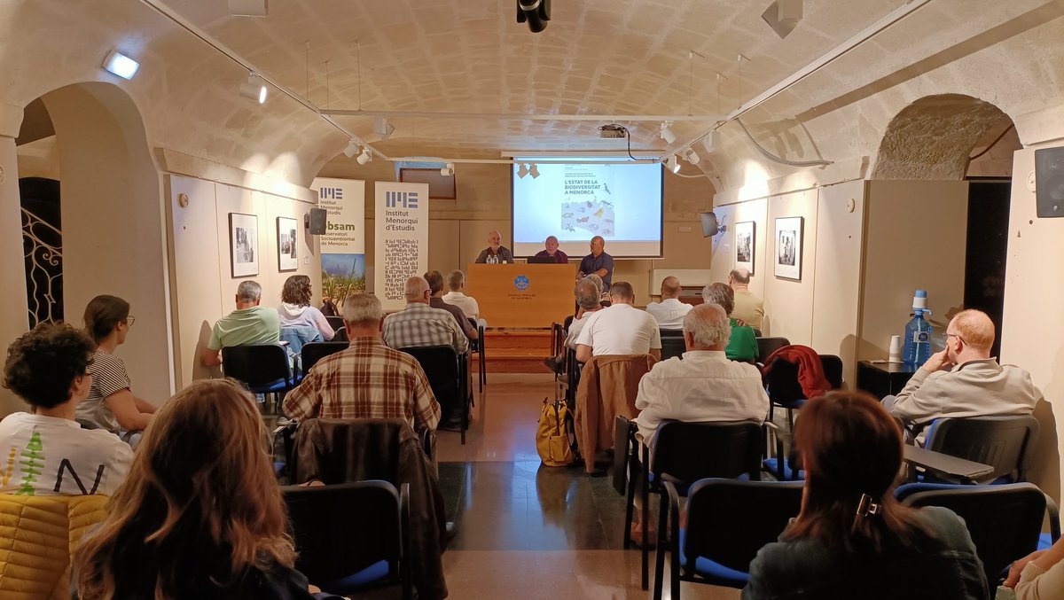 IME OBSAM (@imeobsam) on Twitter photo Inauguram les Jornades sobre l'estat de la Biodiversitat a Menorca amb David Vidal (DI Reserva de Biosfera), Pere Fraga (IME), Guillem Pons (UIB) i Òscar Garcia (cap secció CCNN-IME). <a href="/IMEMenorca/">Institut Menorquí d'Estudis</a> <a href="/UIBuniversitat/">Universitat de les Illes Balears - UIB</a> Inauguram les Jornades sobre l'estat de la Biodiversitat a Menorca amb David Vidal (DI Reserva de Biosfera), Pere Fraga (IME), Guillem Pons (UIB) i Òscar Garcia (cap secció CCNN-IME). <a href="/IMEMenorca/">Institut Menorquí d'Estudis</a> <a href="/UIBuniversitat/">Universitat de les Illes Balears - UIB</a>