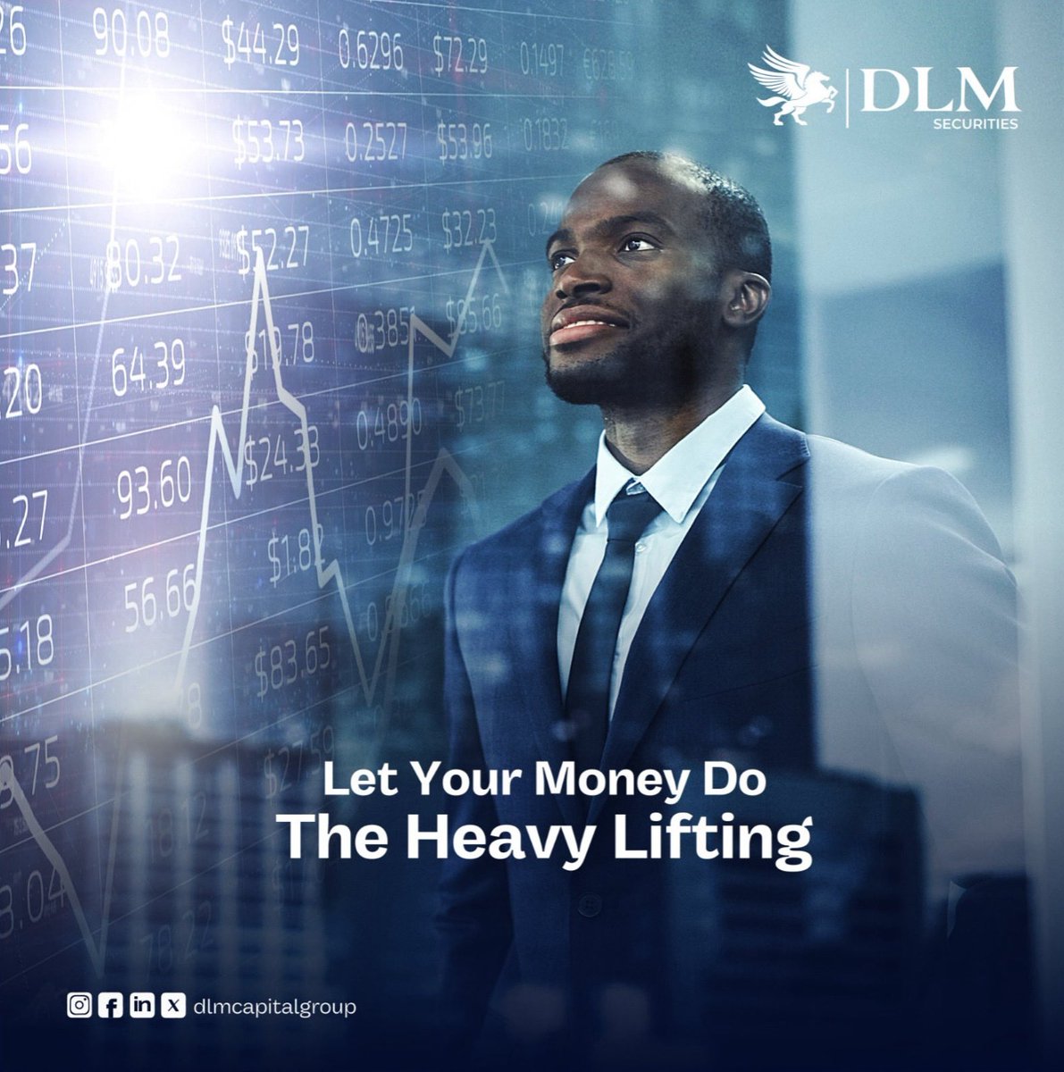 DLMCapitalGroup's tweet image. You work hard for your money, now it’s time your money works for YOU. Start investing in stocks, bonds, and more with DLM Securities. Let’s grow wealth, the smart way.

#InvestWithDLM #DLMSecurities #GrowYourMoney