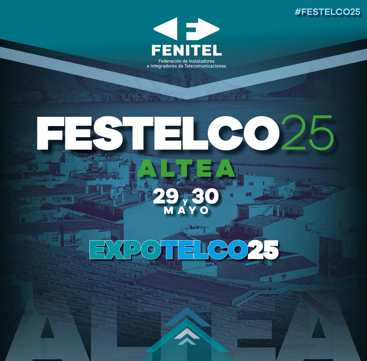 ⏳ ¡Falta 1 semana!!!
🚀 ¡Llega #FESTELCO25!
📅 29-30 mayo | 📍 Altea (Alicante)
🔌 Conecta con el sector instalador y exposiciones en #EXPOTELCO
🎟️ Info e inscripción: festelco.fenitel.es
#Telecomunicaciones #FENITEL #Networking #Innovación