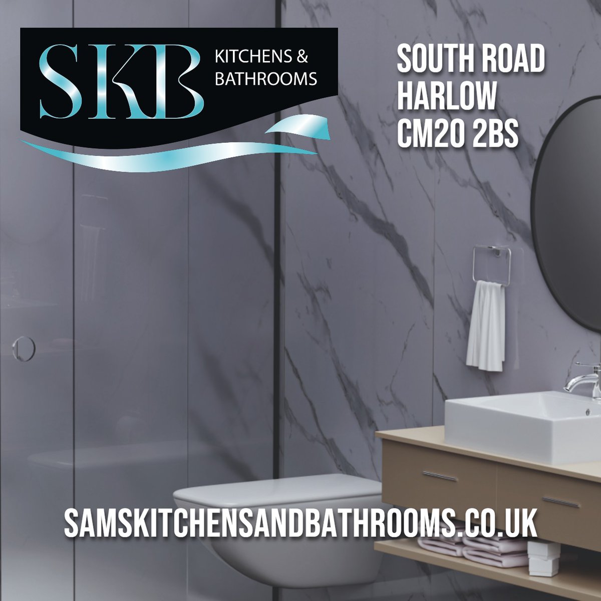 Bathrooms of all sizes are catered for at SKB, pop in today and let's turn your dream into a reality

SamsKitchensandBathrooms.co.uk

SKB, South Road, Harlow, CM20 2BS

#Harlow #Bathroom #Shower #Wetroom #Ensuite