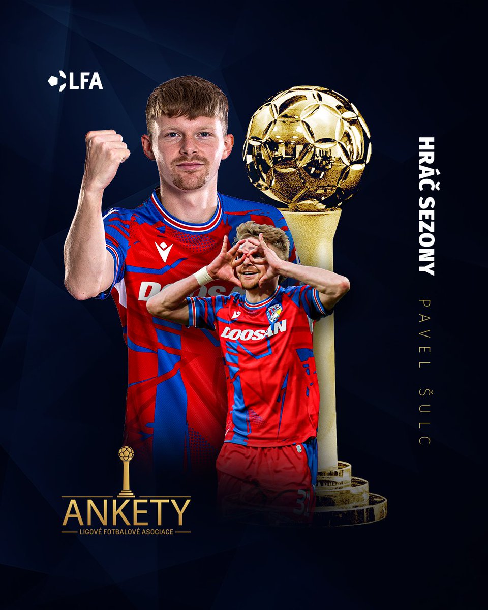 HRÁČ SEZONY | Nejlepším hráčem ligových trávníků končícího ročníku se stává Pavel Šulc 💪🥇