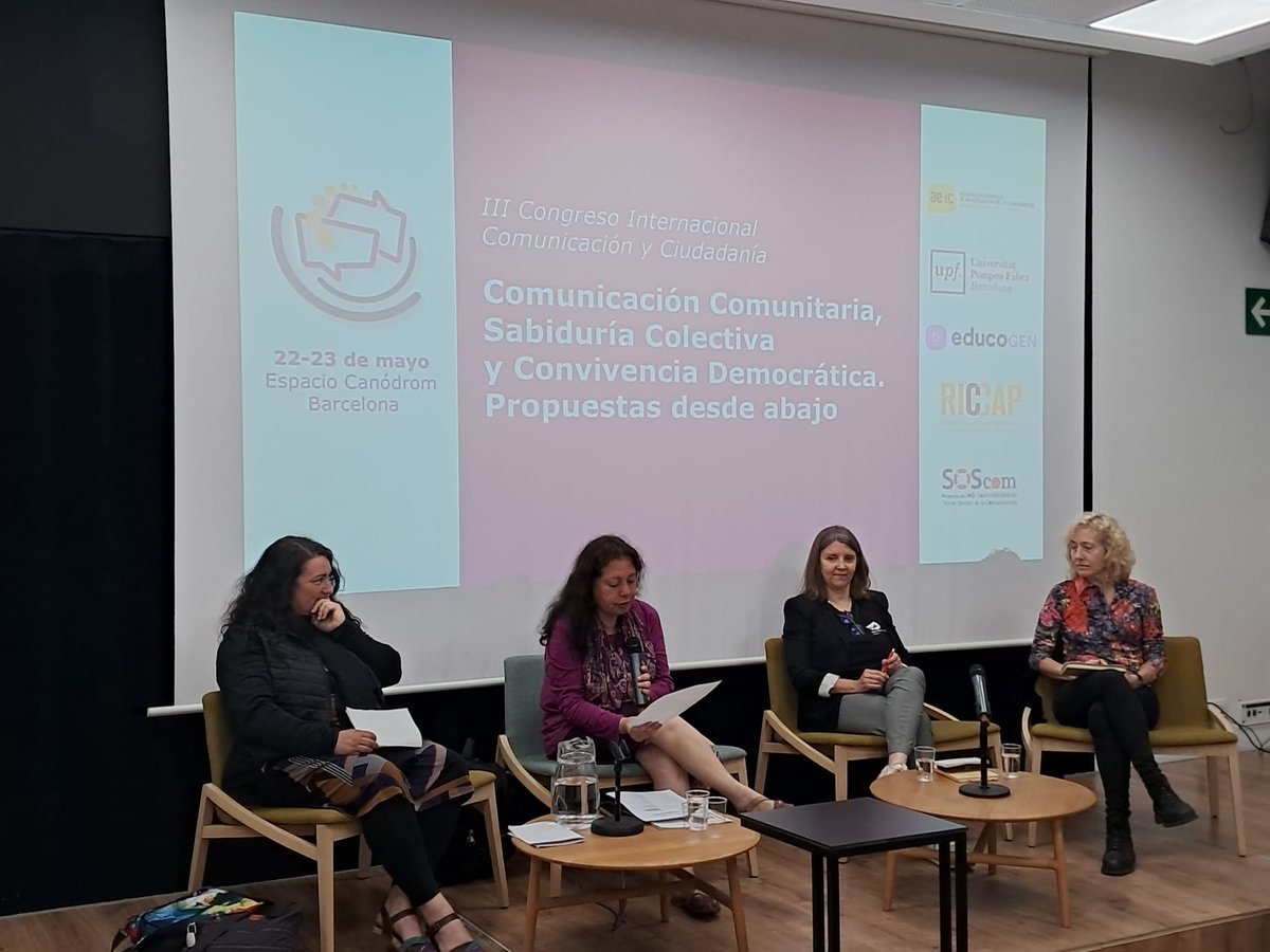 Muy feliz de volver a Barcelona al III Congreso Internacional "Comunicación Comunitaria, Sabiduría Colectiva y Convivencia Democrática. Propuestas desde abajo". Con <a href="/RICCAP_org/">RICCAP</a> en el <a href="/CanodromBCN/">Canòdrom -Ateneu d'Innovació Digital i Democràtica</a>
