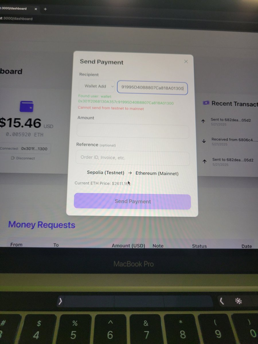 chryzcode's tweet image. Supported network and tokens 🔥
Cross-chain payments 🚀
Supports testnet and mainnet transactions 💯
GM