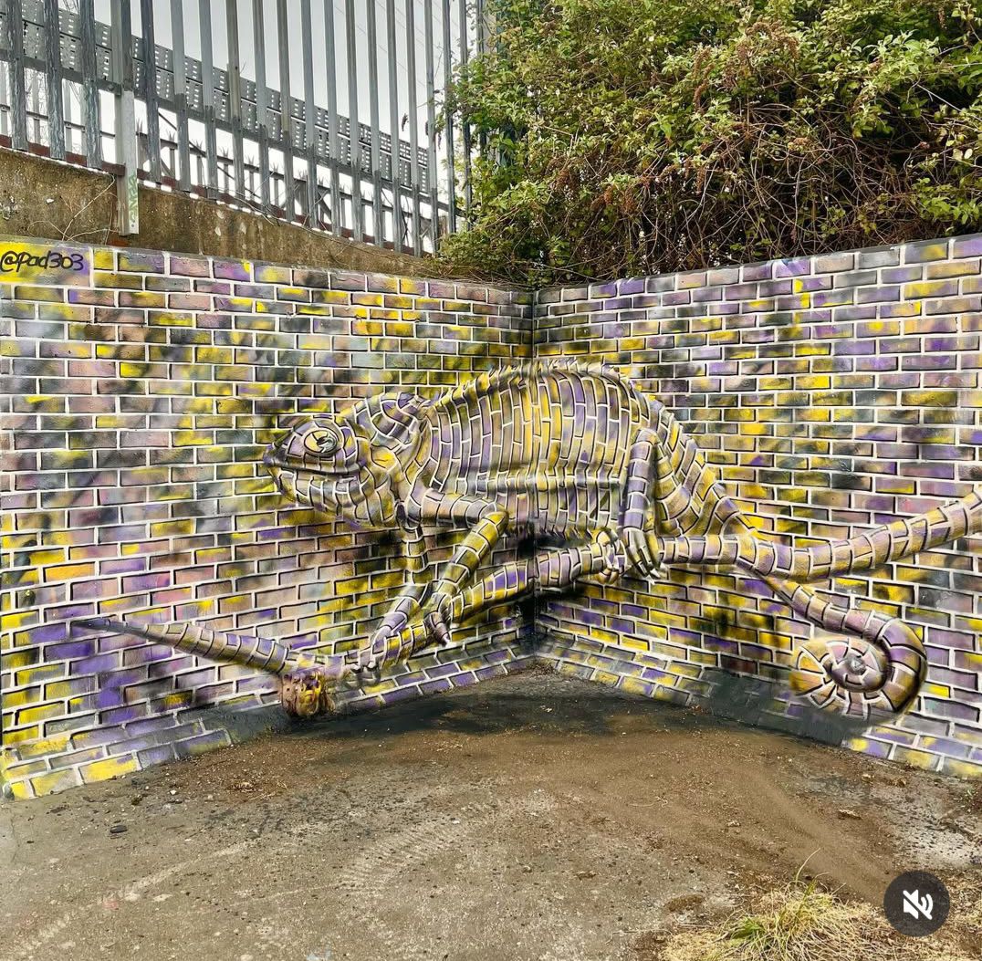 StreetArt work by © Paddy Watts.