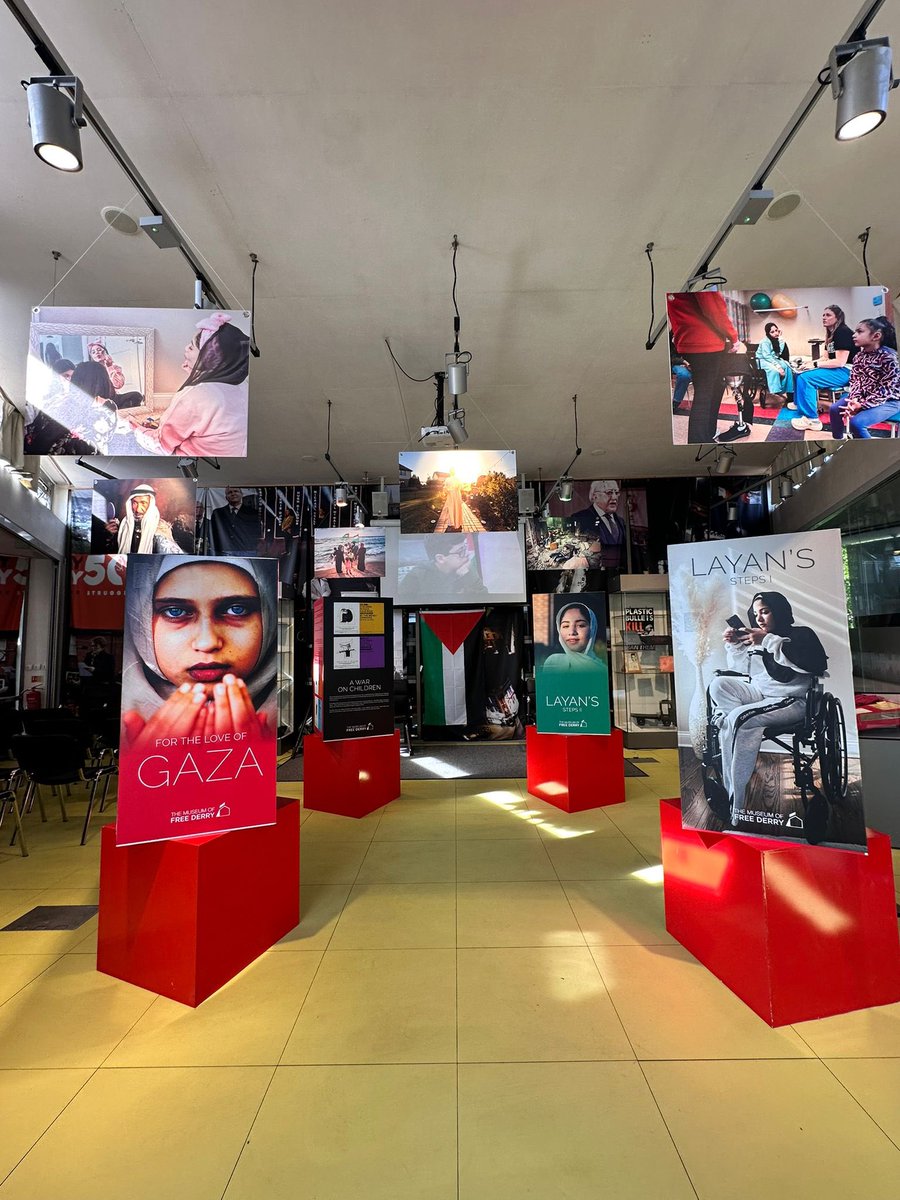 MuseumFreeDerry's tweet image. 🇵🇸“Layan’s Steps” by Eman Mohammed 🇵🇸

Experience the extraordinary journey of 13-year-old Layan al-Baz, who lost both legs in an Israeli airstrike and found hope and healing in the United States.