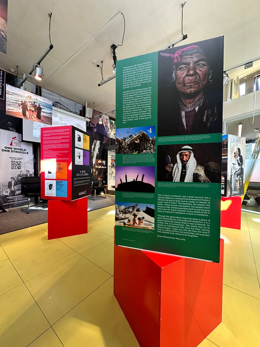 MuseumFreeDerry's tweet image. 🇵🇸“Layan’s Steps” by Eman Mohammed 🇵🇸

Experience the extraordinary journey of 13-year-old Layan al-Baz, who lost both legs in an Israeli airstrike and found hope and healing in the United States.