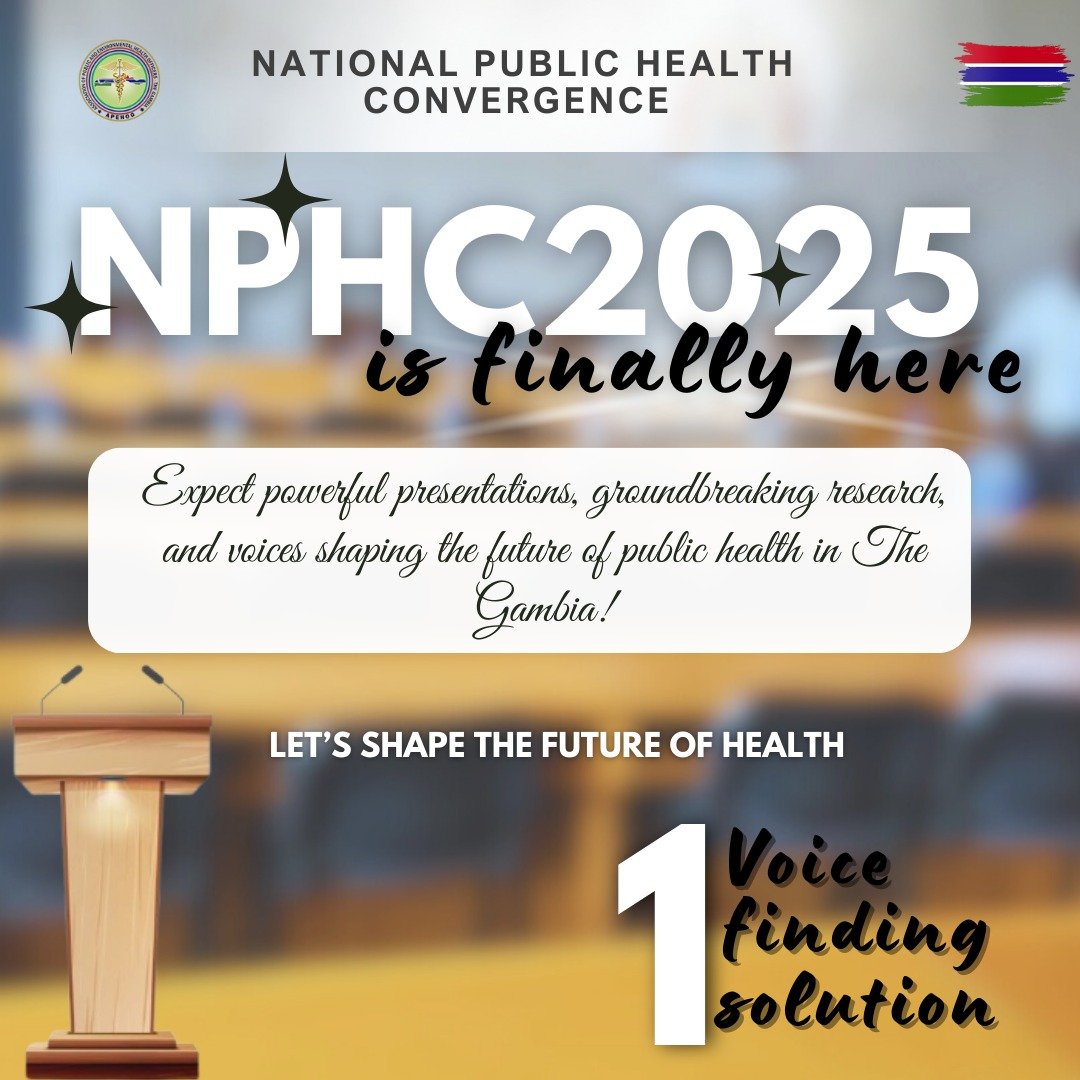 The National Public Health Convergence 2025 is finally here!

We officially kicked off today with the Scientific Conference, a momentous gathering of ideas, and innovations in public health.

Let’s learn, connect, and make history together!

#NPHC2025 #PublicHealthGambia