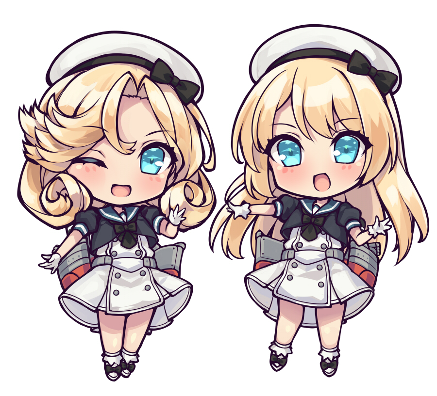 SDジャーヴィス&ジェーナス🇬🇧🇬🇧🍆🍆
6月のフリートドック神戸～夏コミでの新作グッズになりますぞ。
#艦これ
#ジャーヴィス
#ジェーナス 