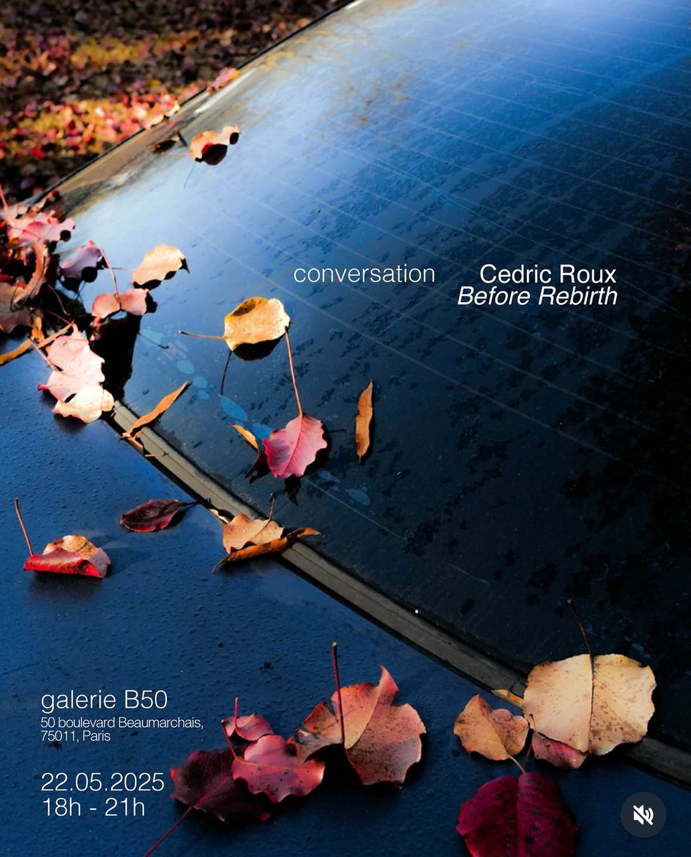cedric__roux's tweet image. Ce soir, discussion autour de mon livre « Before Rebirth »
Galerie B50 (Spot) 50 bd Beaumarchais.
À partir de 18 heures