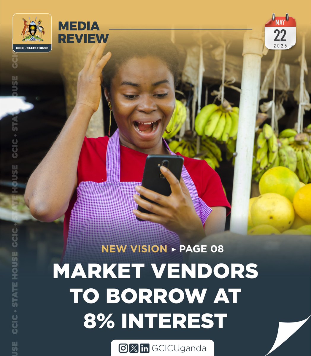 Market vendors who intend to benefit from the Government's new Katale Loan Initiative will be charged 8% interest per annum, one of the cheapest on the market.