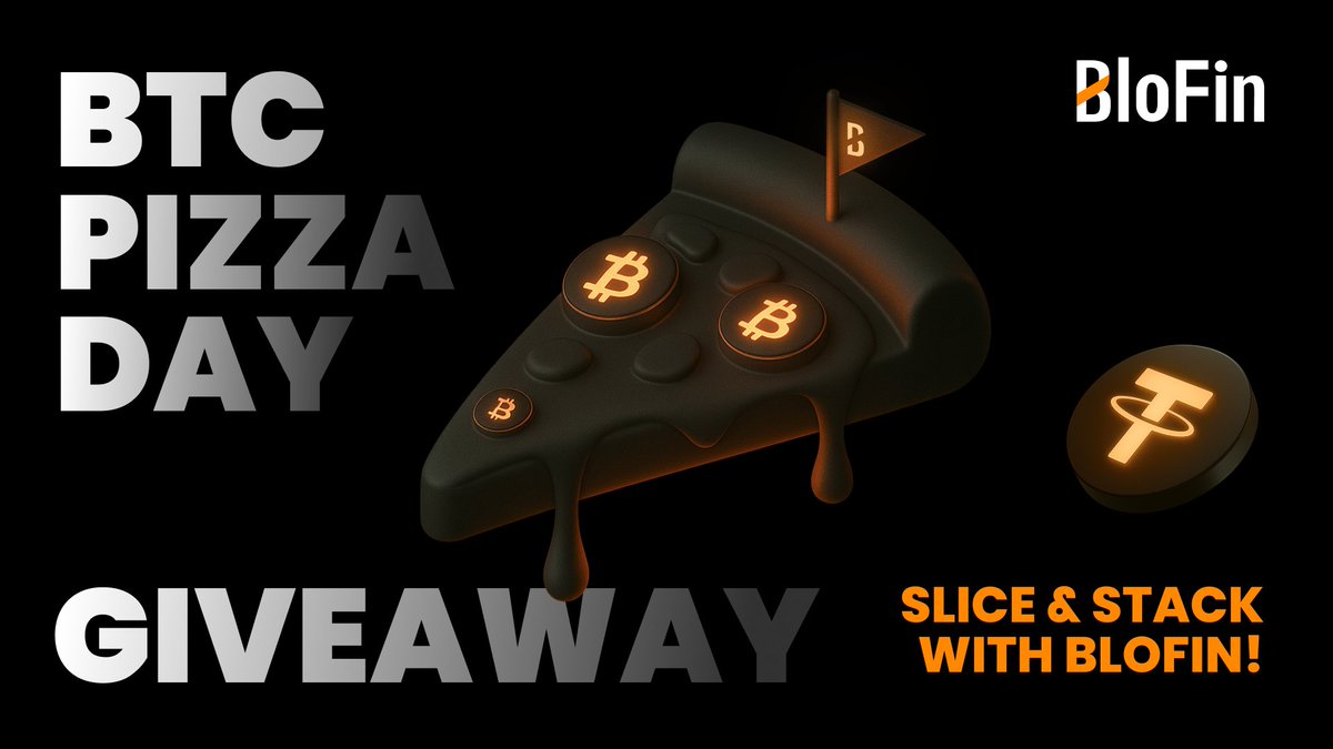 Celebrate Bitcoin Pizza Day with BloFin to win your share of 500 USDT  rewards 🍕 How to enter: 🔸Follow @BloFin_Official 🔸RT & tag 3 friends  🔸Join the campaign: https://t.co/vG552KaKKR #BTCPizzaDay #Bitcoin #giveaway