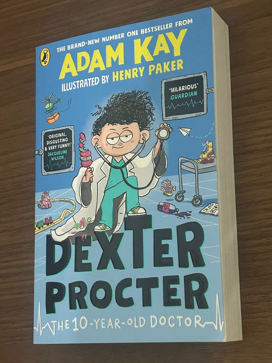 Adam Kay (@amateuradam) on Twitter photo My newest child, DEXTER PROCTER: THE 10-YEAR-OLD DOCTOR, is out today in paperback, complete with brilliant illustrations by Mr <a href="/HenryPaker/">Henry Paker</a>. I'm obviously biased, but I think it's a very funny book for the children in your lives 🩺 penguin.co.uk/books/458753/d… My newest child, DEXTER PROCTER: THE 10-YEAR-OLD DOCTOR, is out today in paperback, complete with brilliant illustrations by Mr <a href="/HenryPaker/">Henry Paker</a>. I'm obviously biased, but I think it's a very funny book for the children in your lives 🩺 penguin.co.uk/books/458753/d…