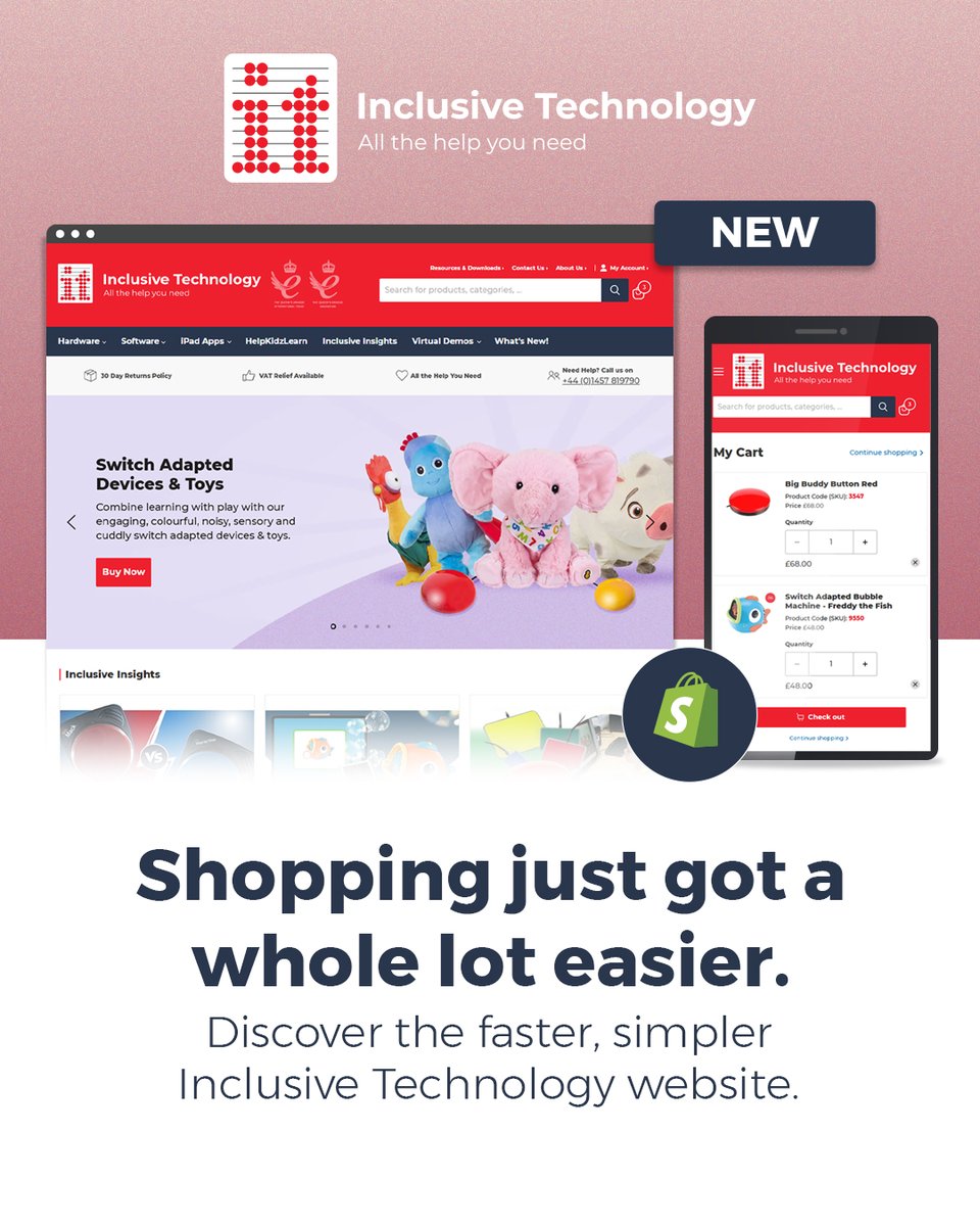 Inclusive Technology (@inclusivetechuk) on Twitter photo Weโve made some big improvements to the Inclusive Technology website โ all designed to make your life simpler, faster, and stress-free:
โ๏ธ No passwords โ log in with just your email, weโll send you a code
โ๏ธ VAT exemption sorted upfront (no more checkout surprises!)
โ๏ธ Order Weโve made some big improvements to the Inclusive Technology website โ all designed to make your life simpler, faster, and stress-free:
โ๏ธ No passwords โ log in with just your email, weโll send you a code
โ๏ธ VAT exemption sorted upfront (no more checkout surprises!)
โ๏ธ Order