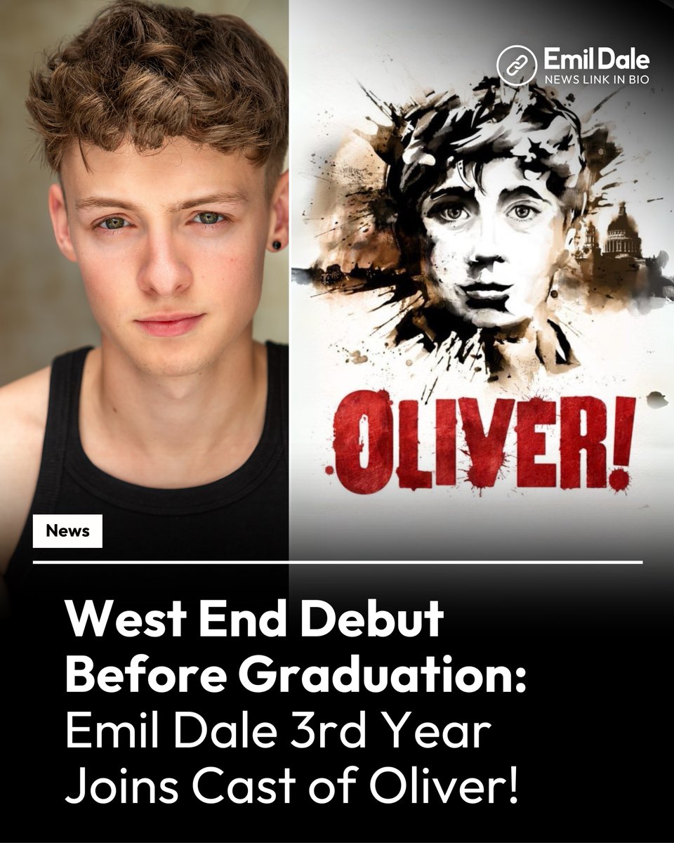 NEWS - West End Debut Before Grad: Emil Dale 3rd Year Joins Cast of Oliver!

🔗  emildale.co.uk/news

#dramaschool #emildaleacademy #musicaltheatre #emildale