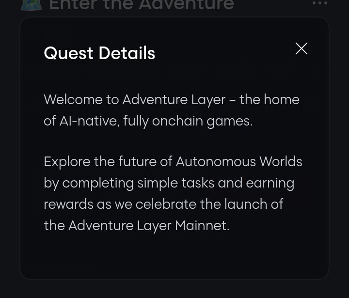 hixalweb3's tweet photo. @AdventureLayer just launched its Mainnet — and there's a $500 quest waiting.
Simple tasks. Big rewards. Don't miss it.
Join the quest on Galxe: https://t.co/xGincdEIQa…
Ends June 12 (GMT+9) and starts now (I mean today)
#onchain #web3gaming #AdventureLayer https://t.co/M1IcjNcEZx