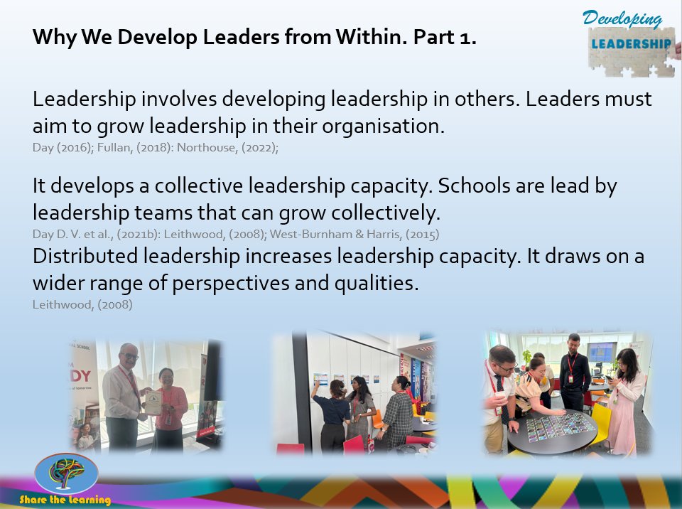 There is a strong case to be made for schools and school organisations to develop leadership and leaders, and to do so within their own walls.
#leadership #leaders #educationalleadership #distributedleadership