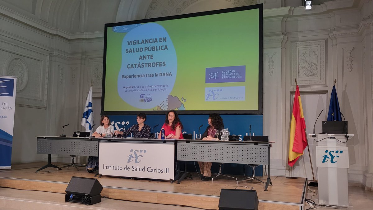 SEE (@seepidemiologia) on Twitter photo <a href="/SaludISCIII/">Instituto de Salud Carlos III (ISCIII)</a> <a href="/JosePenalvo/">José L Peñalvo</a> 👉Las catástrofes como la DANA serán cada vez más frecuentes, por ello, la vigilancia en salud pública va a ser cada vez más necesaria. La salud global requiere una respuesta coordinada para hacer frente a los futuros retos. #JornadaVigilanciaSEE25 <a href="/SaludISCIII/">Instituto de Salud Carlos III (ISCIII)</a> <a href="/JosePenalvo/">José L Peñalvo</a> 👉Las catástrofes como la DANA serán cada vez más frecuentes, por ello, la vigilancia en salud pública va a ser cada vez más necesaria. La salud global requiere una respuesta coordinada para hacer frente a los futuros retos. #JornadaVigilanciaSEE25