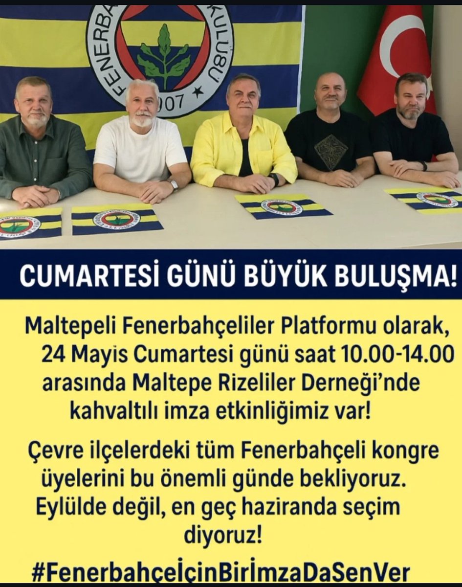 İstanbul MALTEPE imzalıyor..
Bekleme, git, FENERBAHÇE'nin yarınlarına İMZA at..🙏💙💛🧿🇹🇷