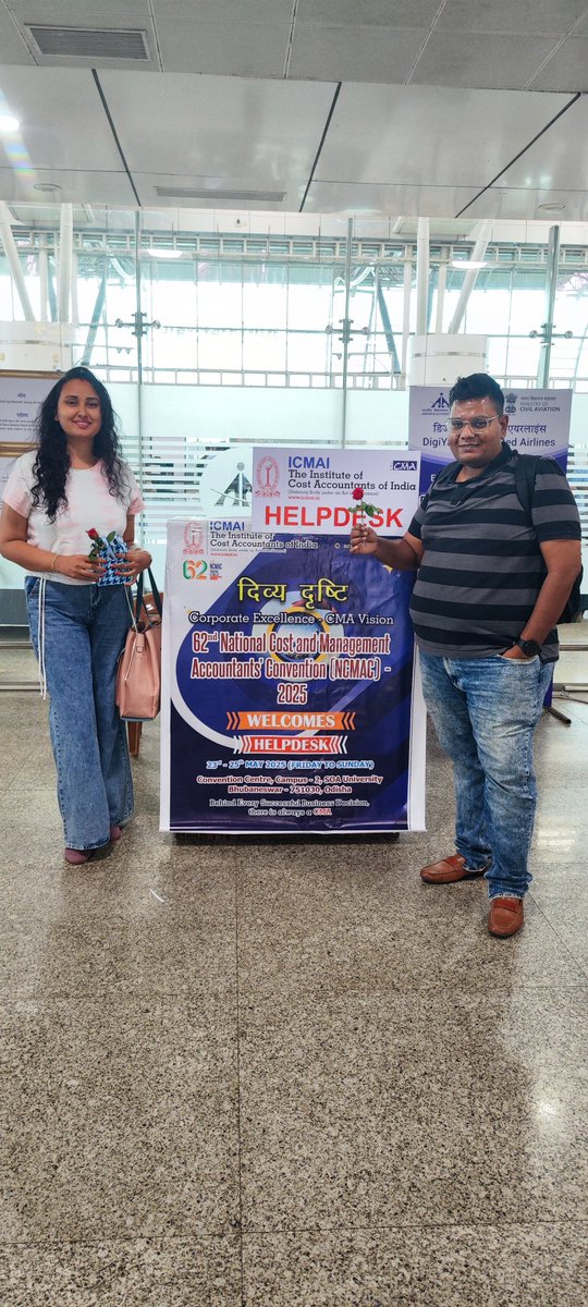 CMA Nanty Shah (@cmanantyshah) on Twitter photo ✈️ Off to Bhubaneswar for #NCC2025 by <a href="/ICMAICMA/">The Institute of Cost Accountants of India</a>!
Theme: “Corporate Excellence – CMA Vision दिव्य दृष्टि”
Grateful to be part of this grand CMA gathering!
#CMAVision #DivyaDrishti #CorporateExcellence #ProudCMA #BhubaneswarBound ✈️ Off to Bhubaneswar for #NCC2025 by <a href="/ICMAICMA/">The Institute of Cost Accountants of India</a>!
Theme: “Corporate Excellence – CMA Vision दिव्य दृष्टि”
Grateful to be part of this grand CMA gathering!
#CMAVision #DivyaDrishti #CorporateExcellence #ProudCMA #BhubaneswarBound