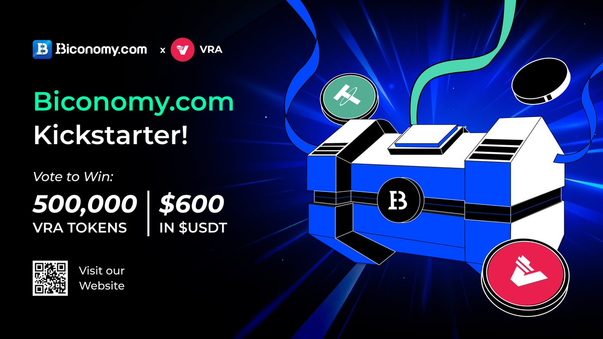 Biconomy.com (@biconomycom) on Twitter photo 🚀 Biconomy.com & #VRA Kickstarter | 5000,000 $VRA + 600 $USDT Airdrops! 🚀
Biconomy.com is thrilled to launch another session of #Kickstarter, where users can commit USDT Tokens to win #airdrop rewards!💎
🔥 We will be showcasing the <a href="/verasitytech/">Verasity (2025 ⏩)</a> project 🚀 Biconomy.com & #VRA Kickstarter | 5000,000 $VRA + 600 $USDT Airdrops! 🚀
Biconomy.com is thrilled to launch another session of #Kickstarter, where users can commit USDT Tokens to win #airdrop rewards!💎
🔥 We will be showcasing the <a href="/verasitytech/">Verasity (2025 ⏩)</a> project