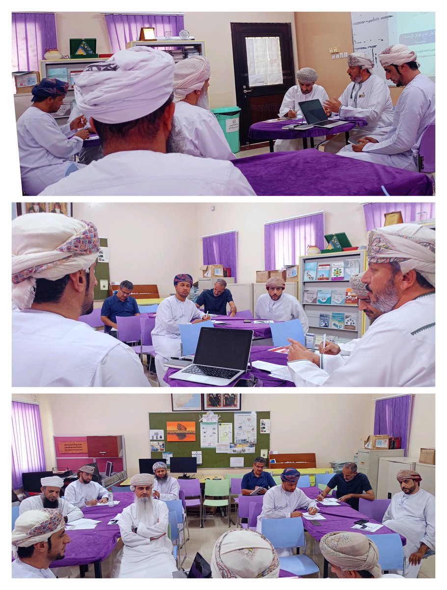 مدرسة حفص بن راشد (10-12) (@hafsschool) on Twitter photo اجتماع لجنة التحسين والتطوير برئاسة مدير المدرسة وحضور مساعدي المدير، الحث على الانتهاء من درجات التقويم المستمر الصف 12 والدقة فيها، ونشر ثقافة منظومة حوافز الإجادة المؤسسية بين الموظفين.
#فعاليات_تعليمية_مسقط
<a href="/Muscat2024/">دائرة الإشراف التربوي</a>
<a href="/eso_seeb/">إدارة التربية والتعليم بالسيب</a>
#مدارسنا_مستقبل_واعد
#تعلم_مستدام اجتماع لجنة التحسين والتطوير برئاسة مدير المدرسة وحضور مساعدي المدير، الحث على الانتهاء من درجات التقويم المستمر الصف 12 والدقة فيها، ونشر ثقافة منظومة حوافز الإجادة المؤسسية بين الموظفين.
#فعاليات_تعليمية_مسقط
<a href="/Muscat2024/">دائرة الإشراف التربوي</a>
<a href="/eso_seeb/">إدارة التربية والتعليم بالسيب</a>
#مدارسنا_مستقبل_واعد
#تعلم_مستدام
