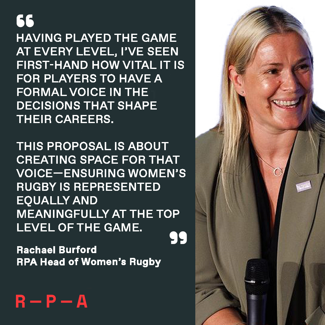 The RPA (@therpa) on Twitter photo “Having played the game at every level, I’ve seen how vital it is for players to have a formal voice in the decisions that shape their careers.”
RPA Head of Women’s Rugby <a href="/RachaelBurf12/">Rachael Burford</a> on creating space for women’s voices at the top level of the game
Read more 👉 “Having played the game at every level, I’ve seen how vital it is for players to have a formal voice in the decisions that shape their careers.”
RPA Head of Women’s Rugby <a href="/RachaelBurf12/">Rachael Burford</a> on creating space for women’s voices at the top level of the game
Read more 👉