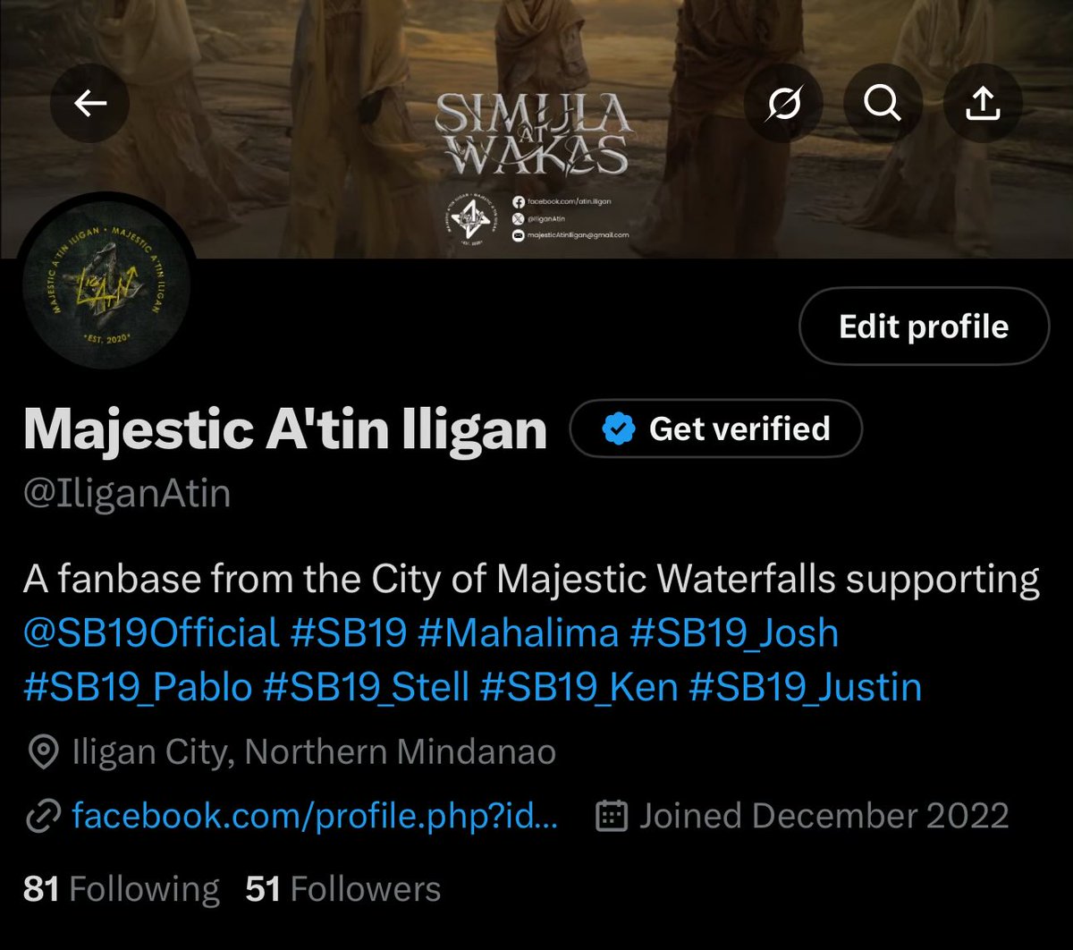 Hi mga Capsicum. Please follow our Local A'tin Community from Iligan City.

▶️ <a href="/IliganAtin/">Majestic A'tin Iligan</a> 
FB: facebook.com/share/16GUW5Hj…

We'll be coming to the SAW Kickoff D1 and D2. See you mga bisaya!!!

#SB19 #SB19SAW #SB19SimulaatWakas <a href="/SB19Official/">SB19 Official</a>