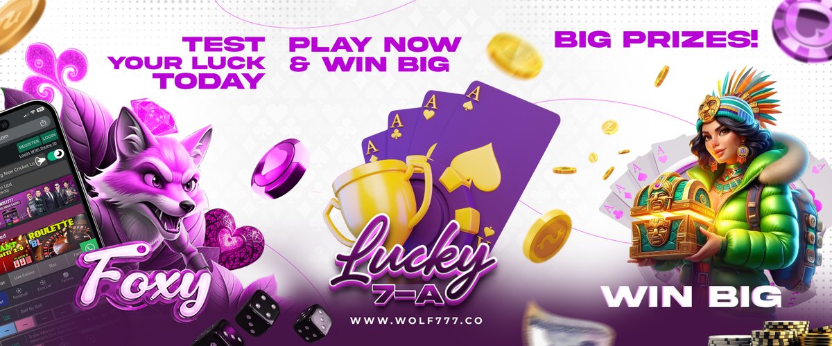 wolf777_nepal's tweet image. Play now and win big prizes—every spin, tap, or bet brings you closer to exciting rewards! Don’t miss your shot at jackpots and exclusive bonuses waiting just for you.

#wolf777nepal #foxyslots #slotfun #bigwins #lucky7a #cardgamefun #winbigprizes #jackpotchance #instantwins