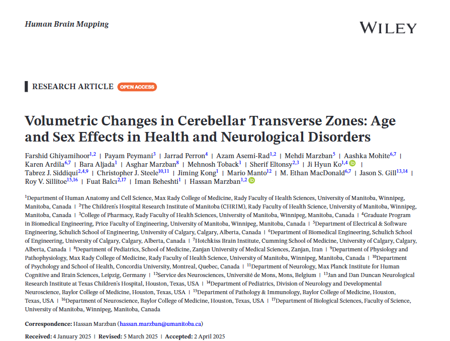 Excited to share our new paper on the importance of zone- &amp; sex-specific analyses in understanding cerebellar atrophy across neurological conditions. 🧠

A strong collaboration with 22 amazing researchers!
🔗 onlinelibrary.wiley.com/doi/epdf/10.10…