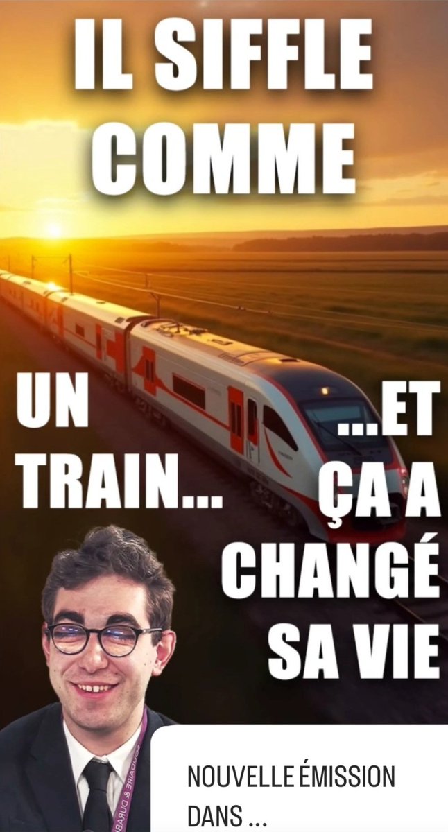 "Il siffle comme un train… et ça a changé sa vie"

Ce soir à 18h, découvrez un parcours hors du commun dans la nouvelle émission de Coïncidence Story, sur #YouTube.

Entre passion ferroviaire, talent unique et détermination, plongez dans l’histoire inspirante de <a href="/Dylan_38220/">Dylan DEMONTIS</a>,