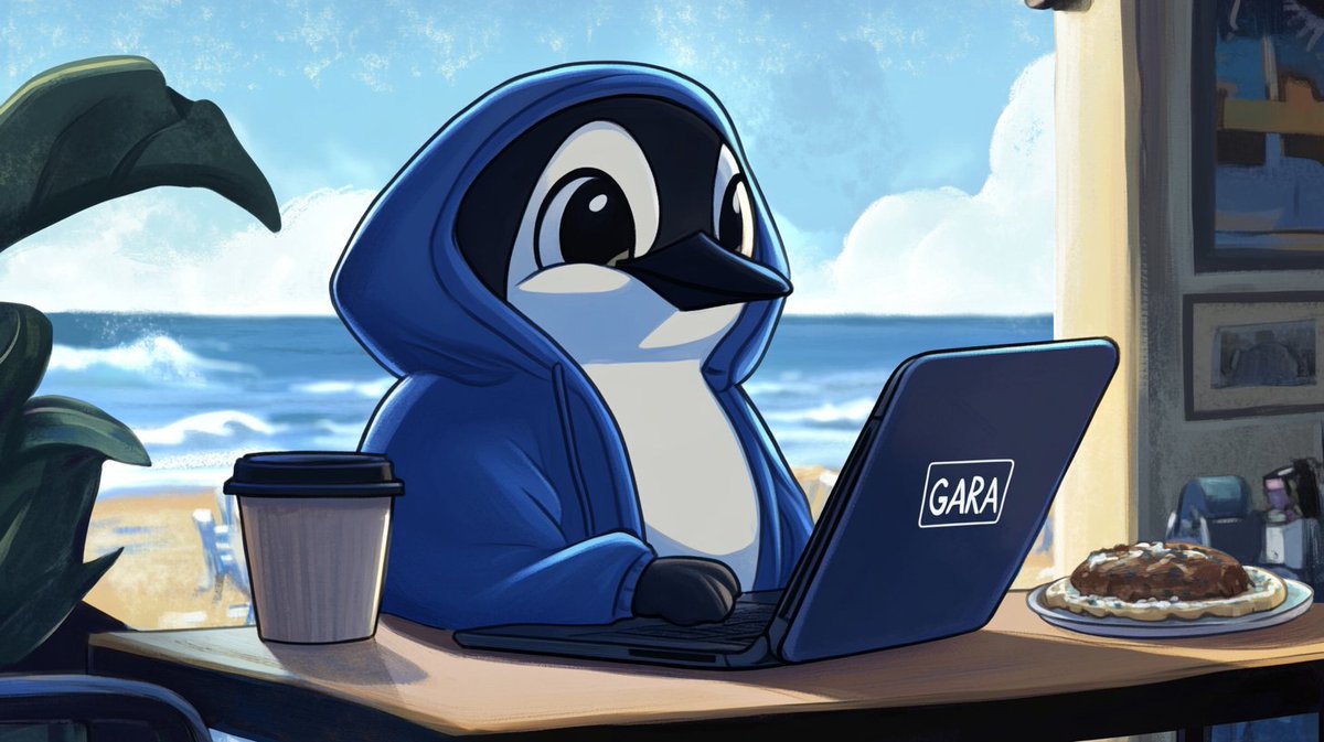 Help_Gary_'s tweet image. 🐧 Thursday Switch-Up ☕🐟

It’s Thursday — and Gary’s trying something new. No iceberg office today. Instead, he grabbed his laptop, waddled to a cozy café, and ordered his two essentials:
☕ A strong coffee
🍰 …and a little fishy dessert (obviously).

New environment, same…