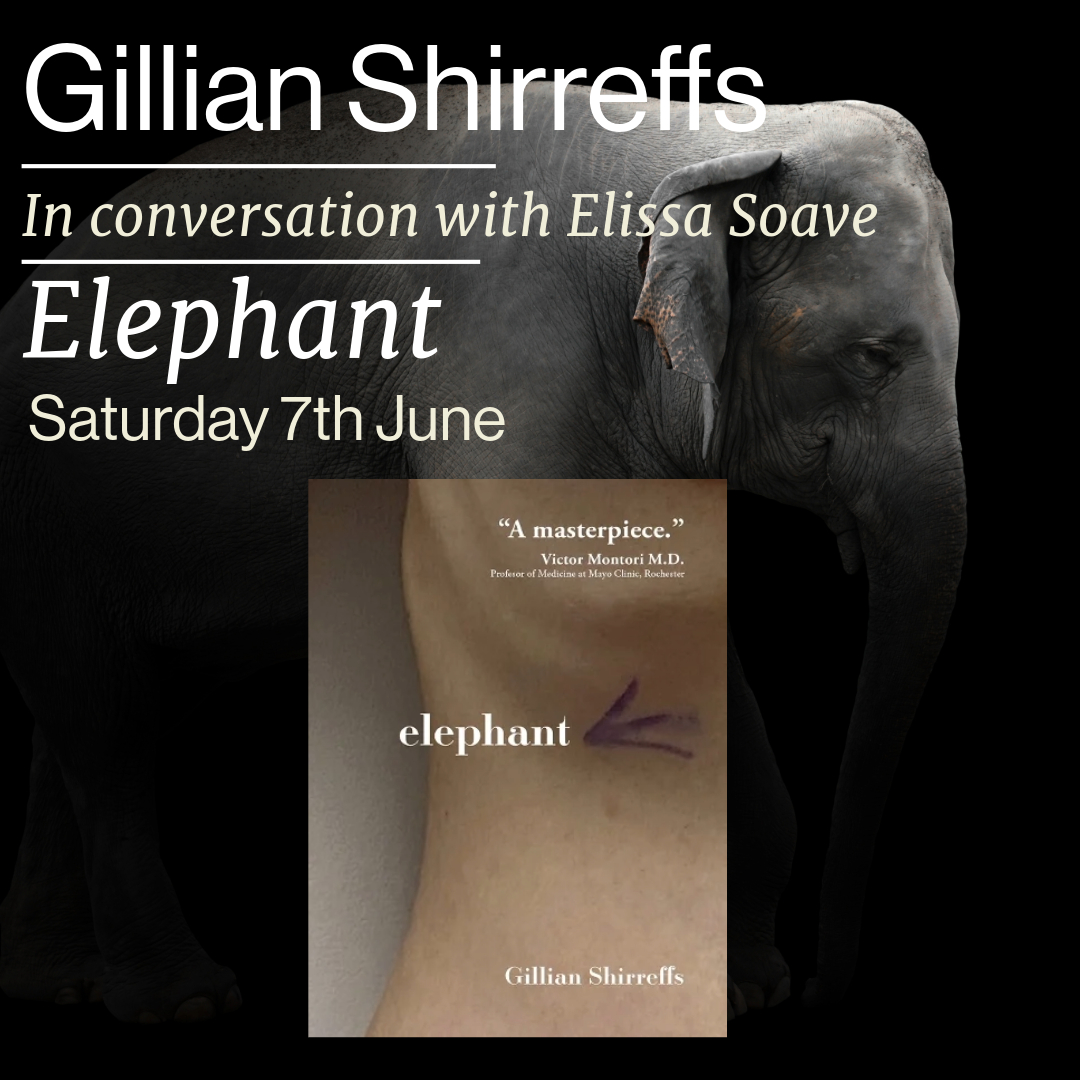Come and meet the wonderful Gillian Shirreffs in conversation with Elissa Soave. Ticket link in bio