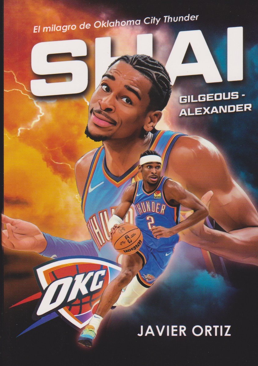 Javier Ortiz (@bujacocesto) on Twitter photo ¡Buenas! En <a href="/edicionesjc22/">Ediciones JC</a> hemos esperado a que le nombren MVP de la NBA para el lanzamiento de 'Shai: El milagro de Oklahoma City Thunder', un acercamiento muy aproximado a su figura. A ver qué tal funciona, yo he terminado bastante contento. ¡Buenas! En <a href="/edicionesjc22/">Ediciones JC</a> hemos esperado a que le nombren MVP de la NBA para el lanzamiento de 'Shai: El milagro de Oklahoma City Thunder', un acercamiento muy aproximado a su figura. A ver qué tal funciona, yo he terminado bastante contento.
