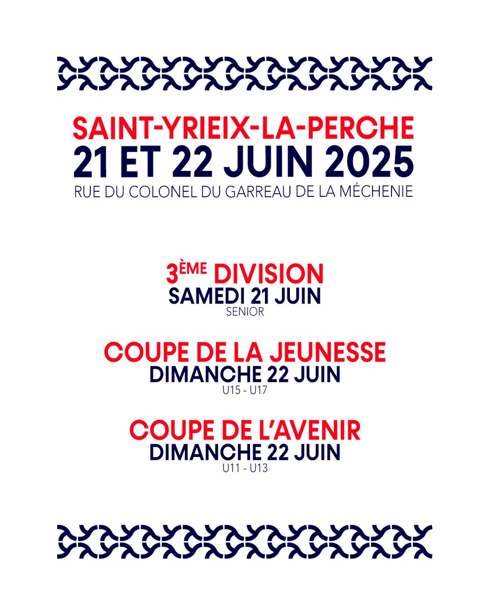 🇫🇷 CFE D3, Coupe de la Jeunesse &amp; Avenir 🇫🇷

📋 Les inscriptions sont désormais ouvertes sur l'extranet et seront clôturées le 10 juin 2025. 🖥️

Infos/Circulaire ➡️  linktr.ee/FranceLutte