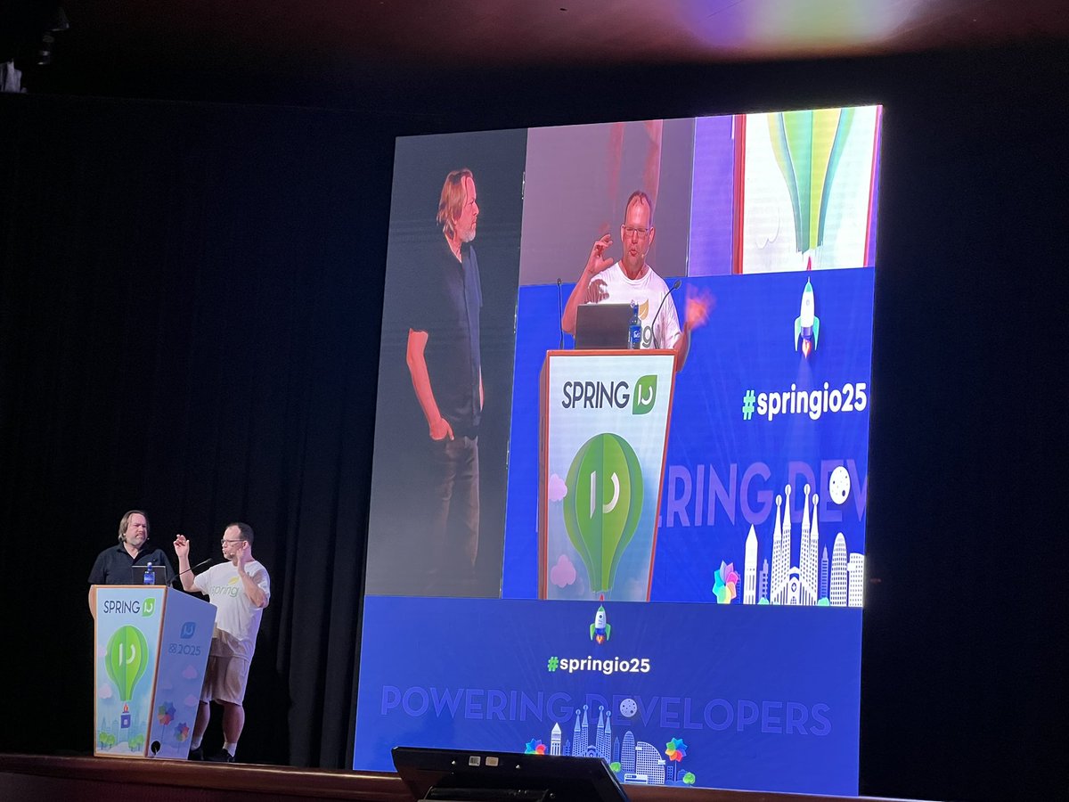 odedia's tweet image. “Mathematically, Java 24 is 3 times better than Java 8” 😂
@starbuxman #springio25