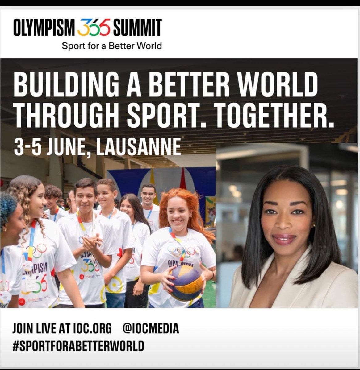 Delighted to be attending and speaking the Olympism365 Summit about Safeguarding in sport,
on 3-5 June, a chance to come together to make genuine change through sport. <a href="/iocmedia/">IOC MEDIA</a> #SportForABetterWorld #athlete365
👇🏾
• Link to event
olympics.com/ioc/olympism36…