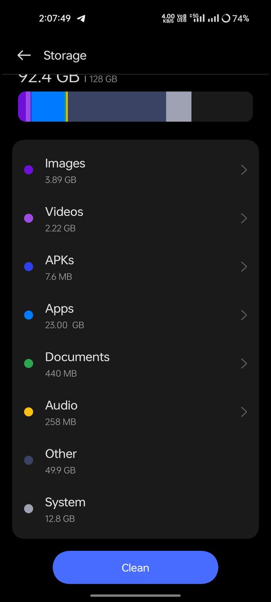 DoseGyan's tweet photo. Hey @realmeIndia, why is the “Other” data on your phones taking up 50GB+ of storage with no option to clear it? It’s frustrating that users can’t manage or delete this space-hogging system data. Please fix this or give us better control. #Realme #StorageIssue https://t.co/cReJvzHder