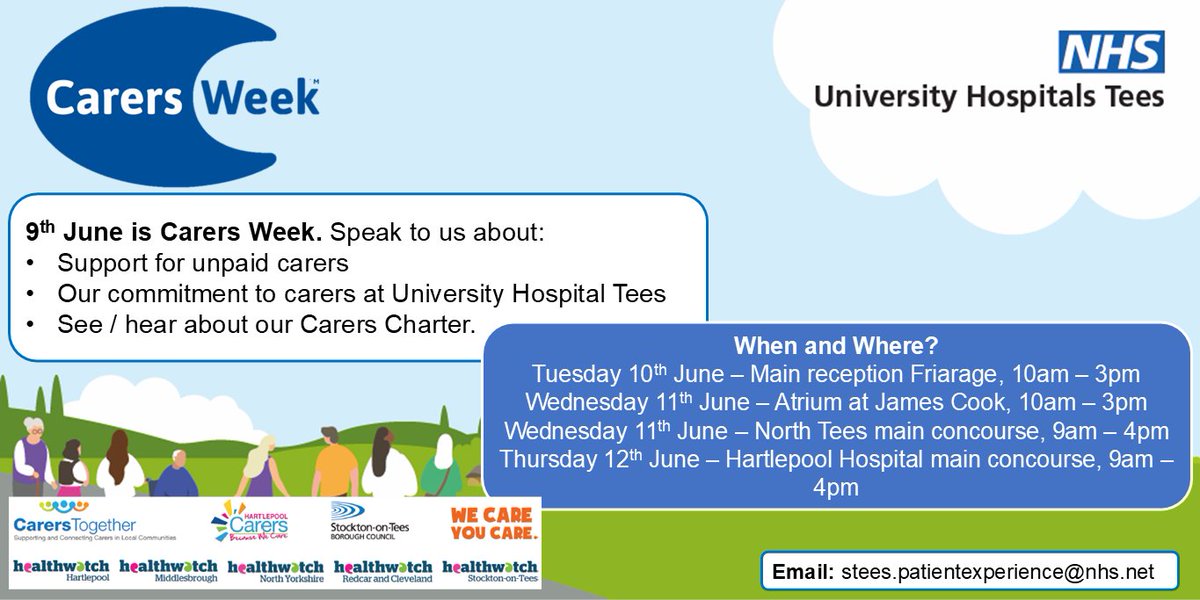 What's coming up at University Hospital Tees...