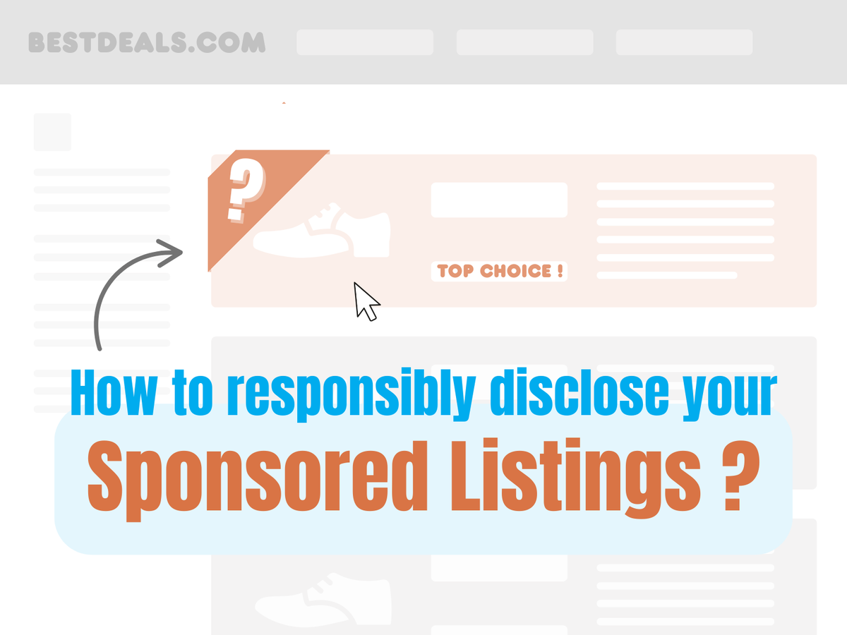 🤔 A less thought of type of #ad under the #DSA: 𝘀𝗽𝗼𝗻𝘀𝗼𝗿𝗲𝗱 𝗹𝗶𝘀𝘁𝗶𝗻𝗴𝘀. They too need #transparency disclosures❗

🔧 What tools can #marketplaces use to deliver them?

👉 Find out here! lnkd.in/eb-rBTWd

#IMightBeAPlatform #AATP