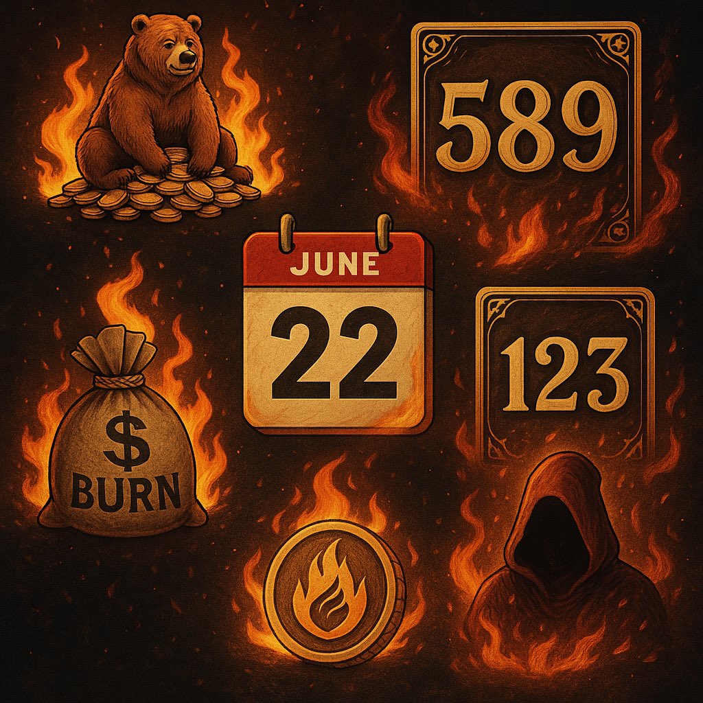 BurnXrp28366's tweet image. $BURN NFT Roadmap: The Prophecy of Fire

Official Launch Date: June 22, 2025

Phase I: Firekeepers Ascend

Status: Already Live
The Firekeepers Collection has been unleashed — 21 unique 1/1 hand-drawn NFTs, forged to guard the eternal flame of $BURN.

But one remains unseen……