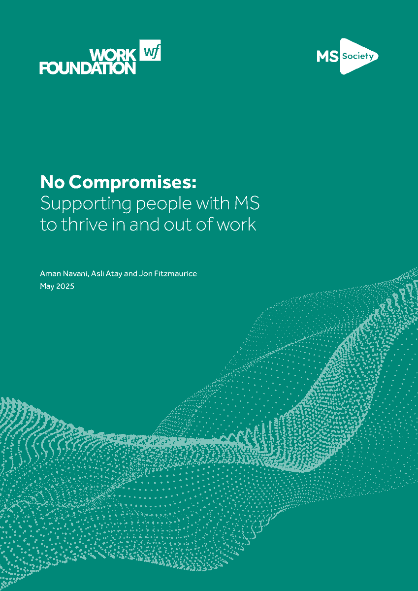The Work Foundation (@workfoundation) on Twitter photo 📢 Today, we release new research with <a href="/mssocietyuk/">MS Society UK</a> on the experiences of 1,125 people with multiple sclerosis. It explores the barriers and enablers to accessing & staying in work with 96% of respondents stating MS impacted their ability to work. (1/10) lancaster.ac.uk/work-foundatio… 📢 Today, we release new research with <a href="/mssocietyuk/">MS Society UK</a> on the experiences of 1,125 people with multiple sclerosis. It explores the barriers and enablers to accessing & staying in work with 96% of respondents stating MS impacted their ability to work. (1/10) lancaster.ac.uk/work-foundatio…