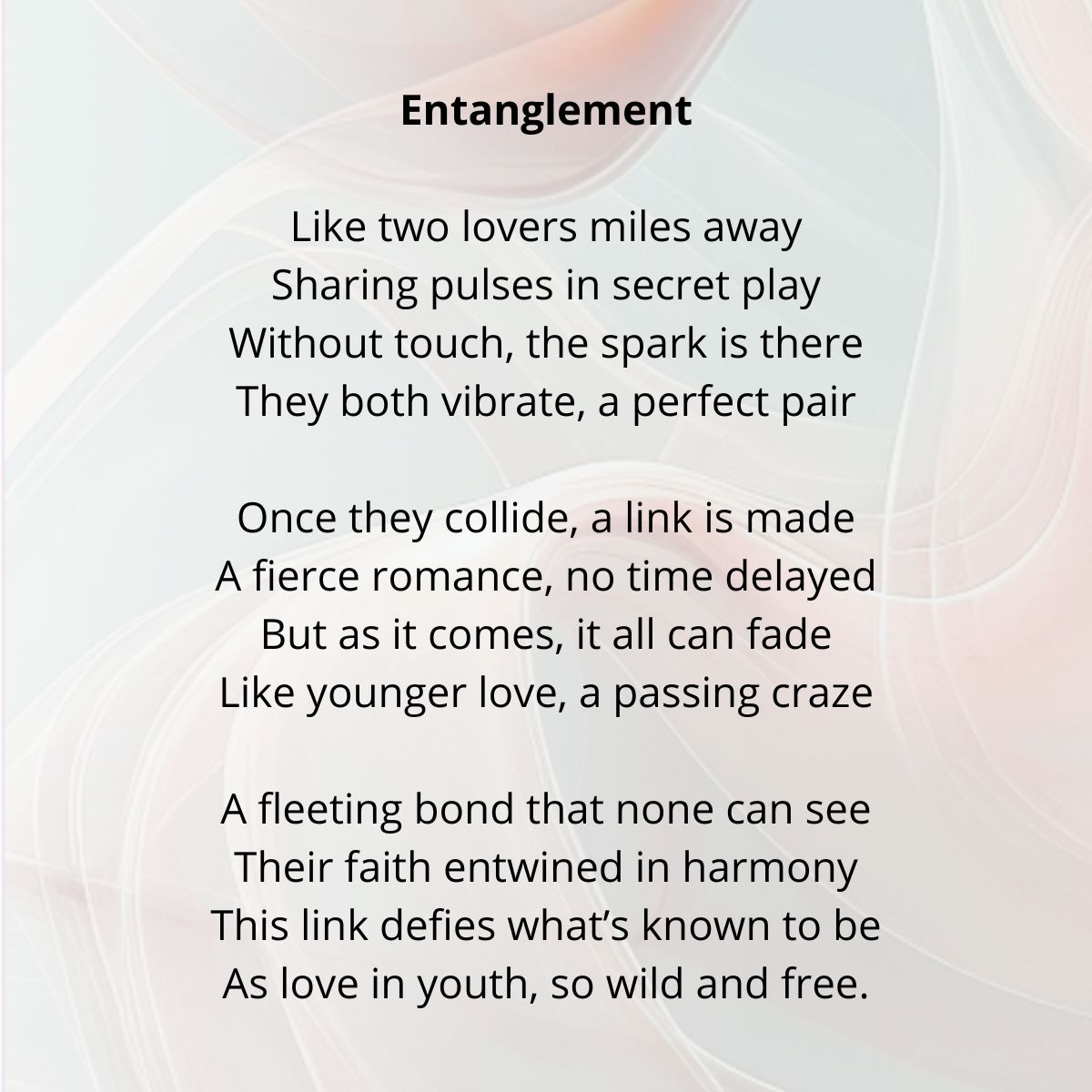 ✍️ Submissions are still open for the Brilliant Poetry Competition 2025!

Celebrate #IYQ2025 with poems inspired by quantum physics 🌌

🗓️ Deadline: June 20
🔗 thebrilliantpoetry.com

#QuantumPoetry #BrilliantPoetry #Quantum2025 #IYQ2025