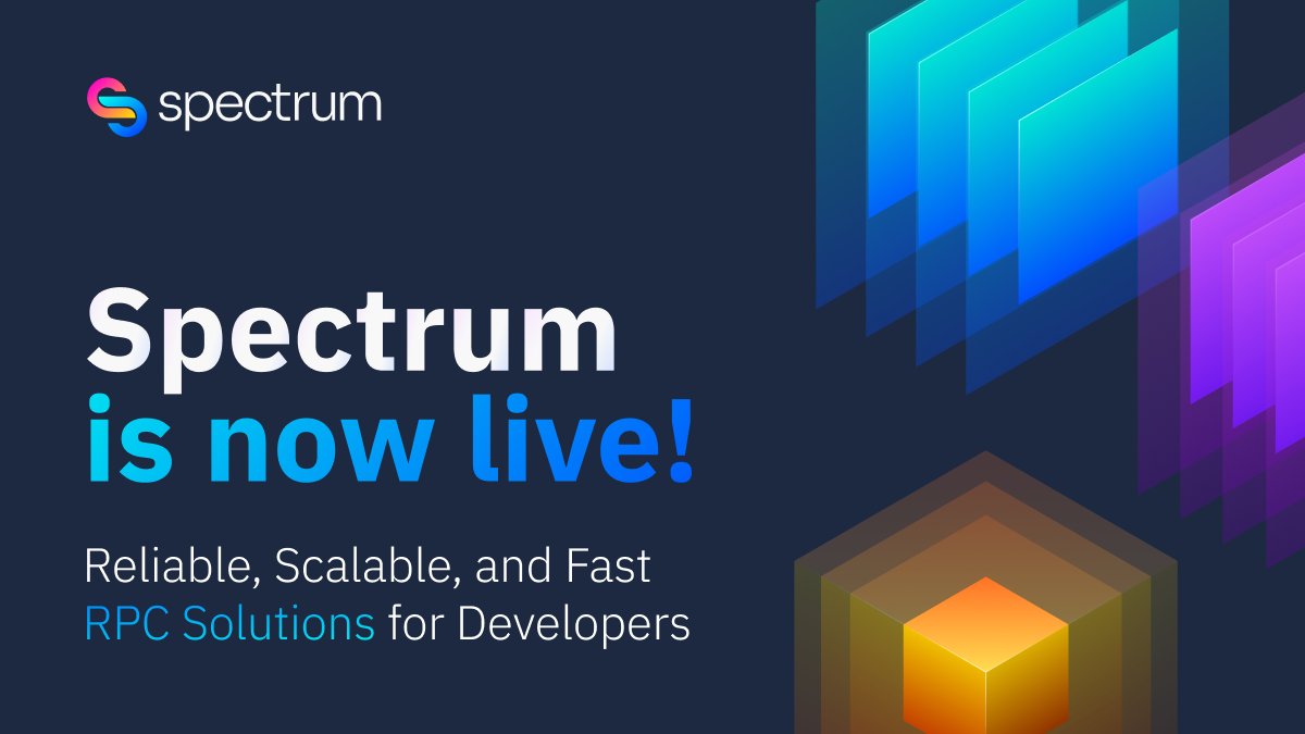 Spectrum now has a new home. Our brand new website is now live 🎨

We built the site for developers, protocols, and power users looking for premium RPC infrastructure across top networks.

Explore plans, features, and more all in one place 🔗

Click here: spectrumnodes.com