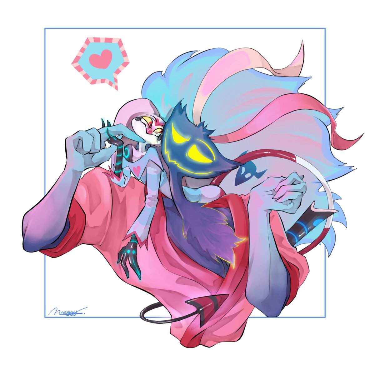 They're adorable 🩷🩵💙

#HelluvaBoss #Fizzarozzie  #HelluvaBossFizzarolli