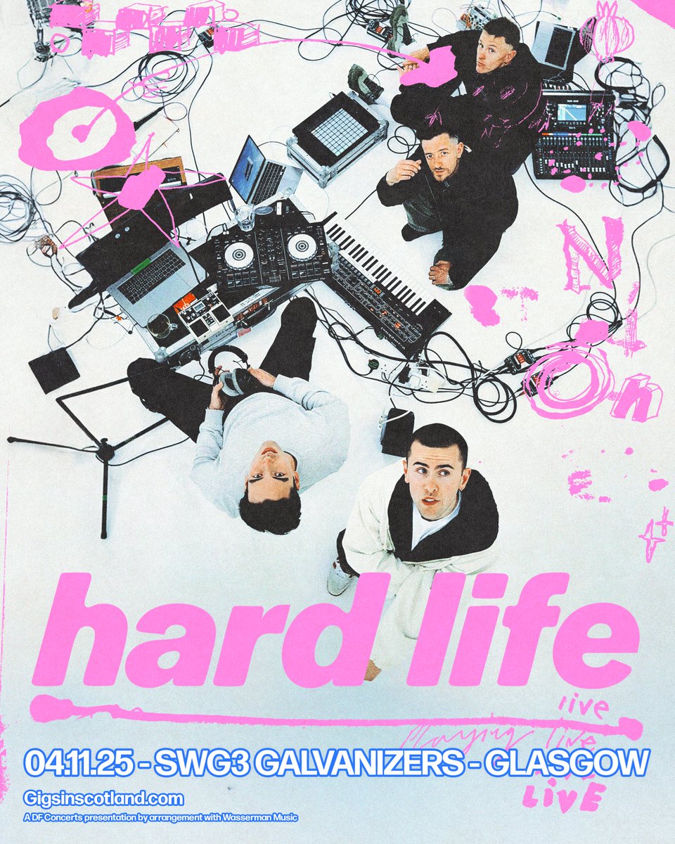 Gigs in Scotland (@gigsinscotland) on Twitter photo JUST ANNOUNCED🚨» Hard Life
<a href="/SWG3glasgow/">SWG3</a>, Galvanizers | 4th November 2025
MORE INFO ⇾ gigss.co/hard-life JUST ANNOUNCED🚨» Hard Life
<a href="/SWG3glasgow/">SWG3</a>, Galvanizers | 4th November 2025
MORE INFO ⇾ gigss.co/hard-life