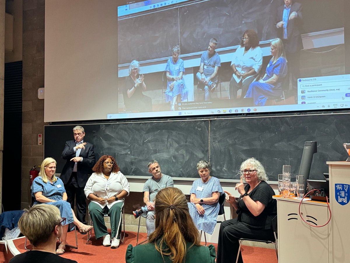 Elaine Grehan (IDS) was honoured to facilitate a panel at the Community Resilience seminar, hosted by Prof. John Bosco Conama at TCD’s Centre for Deaf Studies, supported by REACH Deaf Services. Thanks to all speakers + panelists for powerful insights.

#DeafResilience #CDS #IDS