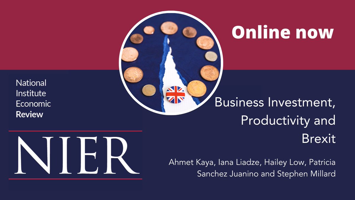 NIER (@niesrreview) on Twitter photo How has leaving the #EU impacted business investment and productivity in the UK?
This article from our latest NIER journal by <a href="/KayaAhmetIhsan/">Ahmet Kaya</a>, Iana Liadze, <a href="/HaileyLow_/">Hailey Low</a>, Patricia Sanchez Juanino and <a href="/EconSteveM/">Stephen Millard</a> explains š
Read the full paper here šā¬
cambridge.org/core/journals/⦠How has leaving the #EU impacted business investment and productivity in the UK?
This article from our latest NIER journal by <a href="/KayaAhmetIhsan/">Ahmet Kaya</a>, Iana Liadze, <a href="/HaileyLow_/">Hailey Low</a>, Patricia Sanchez Juanino and <a href="/EconSteveM/">Stephen Millard</a> explains š
Read the full paper here šā¬
cambridge.org/core/journals/ā¦