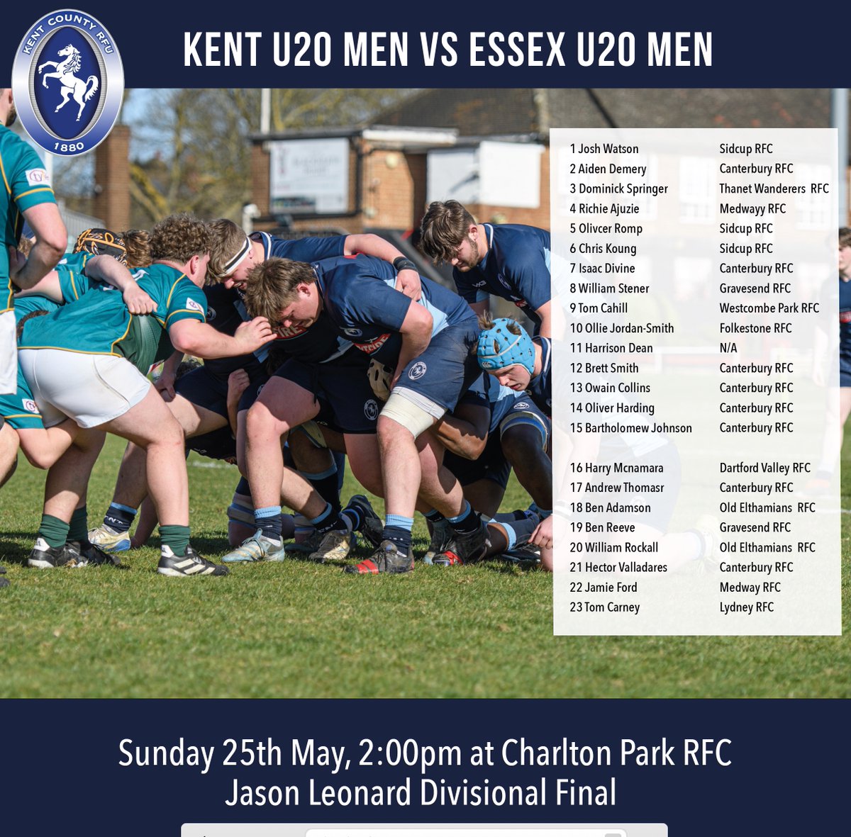 KentRugby320187's tweet photo. A big weekend for Kent Rugby with four representative County games taking place – two at home and two away – showcasing talent across all age groups and genders.

Come out and support Kent Rugby this weekend
https://t.co/24FKlGgvHW https://t.co/yT3dRFixKm